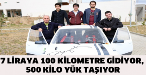 7 liraya 100 kilometre gidiyor, 500 kilo yük taşıyor