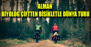 Alman biyolog çiftten bisikletle dünya turu