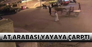 At arabası yayaya çarptı