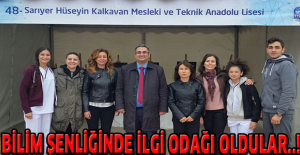 Bilim şenliğinde ilgi odağı oldular..!