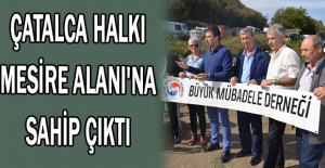 Çatalca Halkı İnceğiz Mağaraları Mesire Alanı'na sahip çıktı