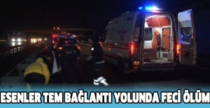 Esenler TEM Bağlantı yolunda feci ölüm