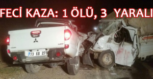 Feci kaza: 1 ölü, 3 yaralı