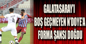 Galatasaray’ı boş geçmeyen N’Doye’a forma şansı doğdu
