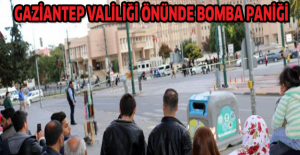 Gaziantep Valiliği önünde bomba paniği
