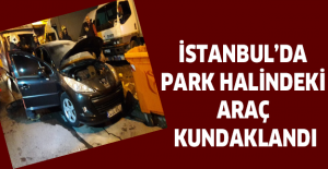 İstanbul’da park halindeki araç kundaklandı