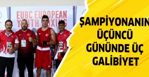 Şampiyonanın üçüncü gününde üç galibiyet