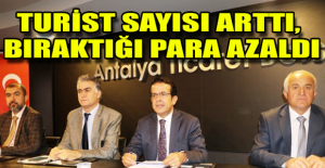 Turist sayısı arttı, bıraktığı para azaldı