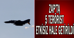 Zap’ta 5 terörist etkisiz hale getirildi