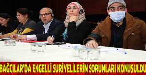 Bağcılar’da Engelli Suriyelilerin sorunları konuşuldu