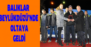 Balıklar Beylükdüzü’nde oltaya geldi