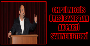 CHP’li Meclis Üyesi Bakır’dan AK Parti Sarıyer’e tepki