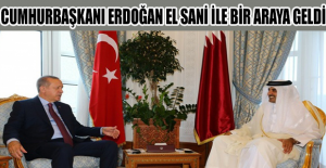 Cumhurbaşkanı Erdoğan El Sani ile bir araya geldi