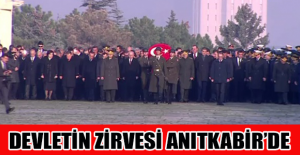 Devletin zirvesi Anıtkabir’de