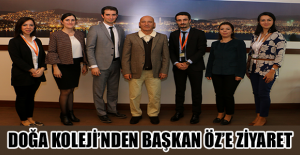 Doğa Koleji’nden Başkan Öz’e ziyaret