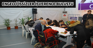 Engelli işsizler işverenle buluştu