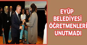 Eyüp Belediyesi öğretmenleri unutmadı