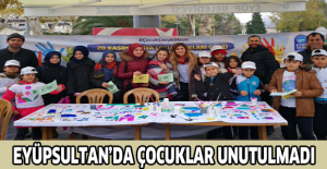 Eyüpsultan’da çocuklar unutulmadı