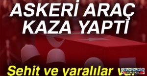 Hakkari’de askeri araç kaza yaptı