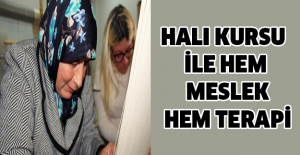 Halı kursu ile hem meslek hem terapi