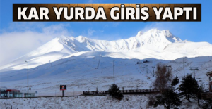Kar yurda giriş yaptı