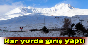 Kar yurda giriş yaptı