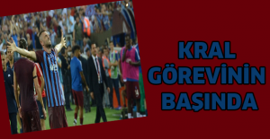 Kral görevinin başında