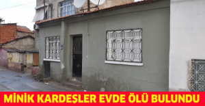 Minik kardeşler evde ölü bulundu