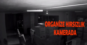 Organize hırsızlık kamerada