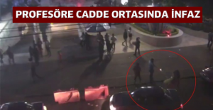 Profesöre cadde ortasında infaz
