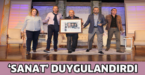 ‘Sanat’ duygulandırdı