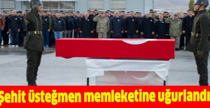 Şehit üsteğmen memleketine uğurlandı