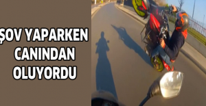 Şov yaparken canından oluyordu
