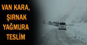 Van kara, Şırnak yağmura teslim