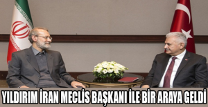 Yıldırım İran Meclis Başkanı ile bir araya geldi