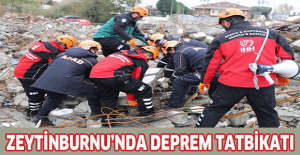 Zeytinburnu’nda deprem tatbikatı