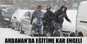 Ardahan’da eğitime kar engeli