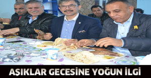 Aşıklar gecesine yoğun ilgi