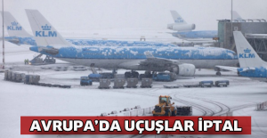 Avrupa’da uçuşlar iptal