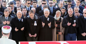 Cenaze törenine Başbakan Yıldırım da katıldı