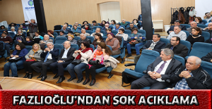 Fazlıoğlu’ndan şok açıklama