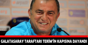 Galatasaray taraftarı Terim’in kapısına dayandı