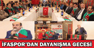 İfaspor’dan dayanışma gecesi
