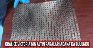 Kraliçe Victoria’nın altın paraları Adana’da bulundu
