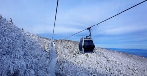 Teleferikte yılbaşında gece mesaisi