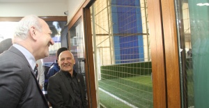 BAŞKAN ALTINOK ÖZ 17. BİRİMLER ARASI FUTBOL TURNUVASINI İZLEDİ