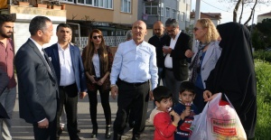 BAŞKAN ALTINOK ÖZ CUMHURİYET MAHALLESİ ESNAFINI ZİYARET ETTİ
