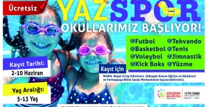 ATAŞEHİR’DE 8 DALDA YAZ SPOR OKULU