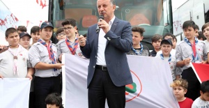 Bağcılarlı izciler Bolu Aladağ’daki kamp yerine uğurlandı