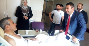 MHP ADAYLARI DEVLET HASTANESİNİ ZİYARET ETTİLER